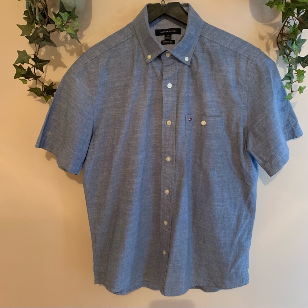 Men’s Tommy Hilfiger Button Down Short Sleeve Shirt